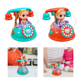 Maxbell Musical Phone Toy Practical Learning Activities Early Educate Montessori Toy Green