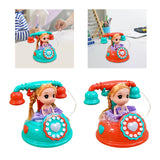 Maxbell Musical Phone Toy Practical Learning Activities Early Educate Montessori Toy Green
