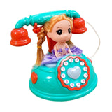 Maxbell Musical Phone Toy Practical Learning Activities Early Educate Montessori Toy Green