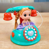 Maxbell Musical Phone Toy Practical Learning Activities Early Educate Montessori Toy Green