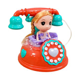 Maxbell Musical Phone Toy Practical Learning Activities Early Educate Montessori Toy Orange