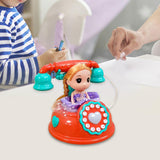Maxbell Musical Phone Toy Practical Learning Activities Early Educate Montessori Toy Orange