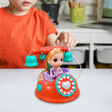 Maxbell Musical Phone Toy Practical Learning Activities Early Educate Montessori Toy Orange
