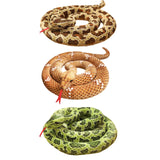 Maxbell Animal Stuff Doll Novelty Sleeping Pillow Snuggling Plush Toy Snake Toy Soft Green