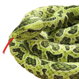 Maxbell Animal Stuff Doll Novelty Sleeping Pillow Snuggling Plush Toy Snake Toy Soft Green
