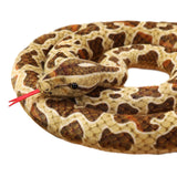 Maxbell Animal Stuff Doll Novelty Sleeping Pillow Snuggling Plush Toy Snake Toy Soft Brown