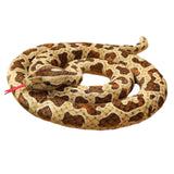 Maxbell Animal Stuff Doll Novelty Sleeping Pillow Snuggling Plush Toy Snake Toy Soft Brown