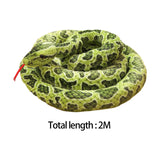 Maxbell Animal Toy Cartoon Design Comfortable Giant Snake Plush Toy Snake Stuff Doll Green