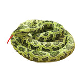 Maxbell Animal Toy Cartoon Design Comfortable Giant Snake Plush Toy Snake Stuff Doll Green