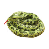 Maxbell Animal Toy Cartoon Design Comfortable Giant Snake Plush Toy Snake Stuff Doll Green