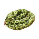 Maxbell Animal Toy Cartoon Design Comfortable Giant Snake Plush Toy Snake Stuff Doll Green
