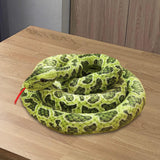Maxbell Animal Toy Cartoon Design Comfortable Giant Snake Plush Toy Snake Stuff Doll Green