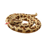 Maxbell Animal Toy Cartoon Design Comfortable Giant Snake Plush Toy Snake Stuff Doll Brown