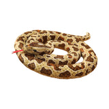 Maxbell Animal Toy Cartoon Design Comfortable Giant Snake Plush Toy Snake Stuff Doll Brown