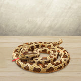 Maxbell Animal Toy Cartoon Design Comfortable Giant Snake Plush Toy Snake Stuff Doll Brown