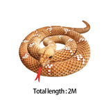 Maxbell Animal Toy Cartoon Design Comfortable Giant Snake Plush Toy Snake Stuff Doll Yellow