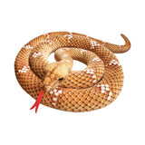 Maxbell Animal Toy Cartoon Design Comfortable Giant Snake Plush Toy Snake Stuff Doll Yellow