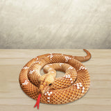 Maxbell Animal Toy Cartoon Design Comfortable Giant Snake Plush Toy Snake Stuff Doll Yellow