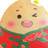 Maxbell Cartoon Potato Stuffed Toy Potato Plush Toy for Living Room Desktop Festival Red 12cm