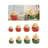 Maxbell Cartoon Potato Stuffed Toy Potato Plush Toy for Living Room Desktop Festival Red 12cm