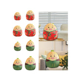 Maxbell Cartoon Potato Stuffed Toy Potato Plush Toy for Living Room Desktop Festival Red 12cm