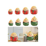 Maxbell Cartoon Potato Stuffed Toy Potato Plush Toy for Living Room Desktop Festival Red 12cm