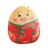 Maxbell Cartoon Potato Stuffed Toy Potato Plush Toy for Living Room Desktop Festival Red 25cm