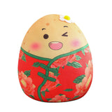 Maxbell Cartoon Potato Stuffed Toy Potato Plush Toy for Living Room Desktop Festival Red 25cm