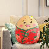 Maxbell Cartoon Potato Stuffed Toy Potato Plush Toy for Living Room Desktop Festival Red 30cm