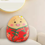 Maxbell Cartoon Potato Stuffed Toy Potato Plush Toy for Living Room Desktop Festival Red 30cm