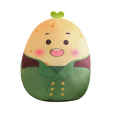 Maxbell Cartoon Potato Stuffed Toy Potato Plush Toy for Living Room Desktop Festival Green 12cm