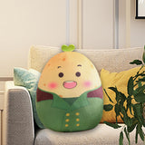 Maxbell Cartoon Potato Stuffed Toy Potato Plush Toy for Living Room Desktop Festival Green 12cm