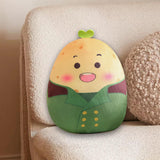 Maxbell Cartoon Potato Stuffed Toy Potato Plush Toy for Living Room Desktop Festival Green 20cm