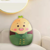 Maxbell Cartoon Potato Stuffed Toy Potato Plush Toy for Living Room Desktop Festival Green 20cm
