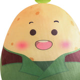 Maxbell Cartoon Potato Stuffed Toy Potato Plush Toy for Living Room Desktop Festival Green 25cm