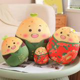 Maxbell Cartoon Potato Stuffed Toy Potato Plush Toy for Living Room Desktop Festival Green 25cm