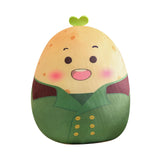 Maxbell Cartoon Potato Stuffed Toy Potato Plush Toy for Living Room Desktop Festival Green 25cm