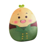 Maxbell Cartoon Potato Stuffed Toy Potato Plush Toy for Living Room Desktop Festival Green 30cm