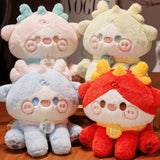 Cute Plush Toy Hugging Home Decor Pillow Dragon Stuffed Animals for Children