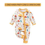 Maxbell Long Sleeve Jumpsuit Nightclothes Casual Cartoon Outfit Newborn Baby Clothes 1 to 3 month