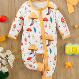 Maxbell Long Sleeve Jumpsuit Nightclothes Casual Cartoon Outfit Newborn Baby Clothes 1 to 3 month