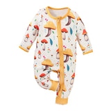 Maxbell Long Sleeve Jumpsuit Nightclothes Casual Cartoon Outfit Newborn Baby Clothes 1 to 3 month