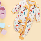 Maxbell Long Sleeve Jumpsuit Nightclothes Casual Cartoon Outfit Newborn Baby Clothes 1 to 3 month