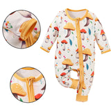 Maxbell Long Sleeve Jumpsuit Nightclothes Casual Cartoon Outfit Newborn Baby Clothes 9 to 12 months