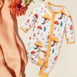 Maxbell Long Sleeve Jumpsuit Nightclothes Casual Cartoon Outfit Newborn Baby Clothes 12 to 18 months