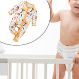 Maxbell Long Sleeve Jumpsuit Nightclothes Casual Cartoon Outfit Newborn Baby Clothes 12 to 18 months