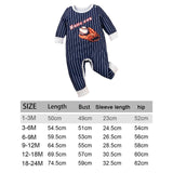 Maxbell Spring Autumn Long Sleeve Jumpsuit Striped Print Cute Baby Clothing for Kids