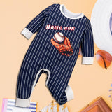Maxbell Spring Autumn Long Sleeve Jumpsuit Striped Print Cute Baby Clothing for Kids