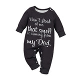 Maxbell Baby Bodysuit Letter Print Toddlers Coverall for Holiday Playwear Daily Wear 3 to 6 months