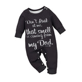 Maxbell Baby Bodysuit Letter Print Toddlers Coverall for Holiday Playwear Daily Wear 3 to 6 months